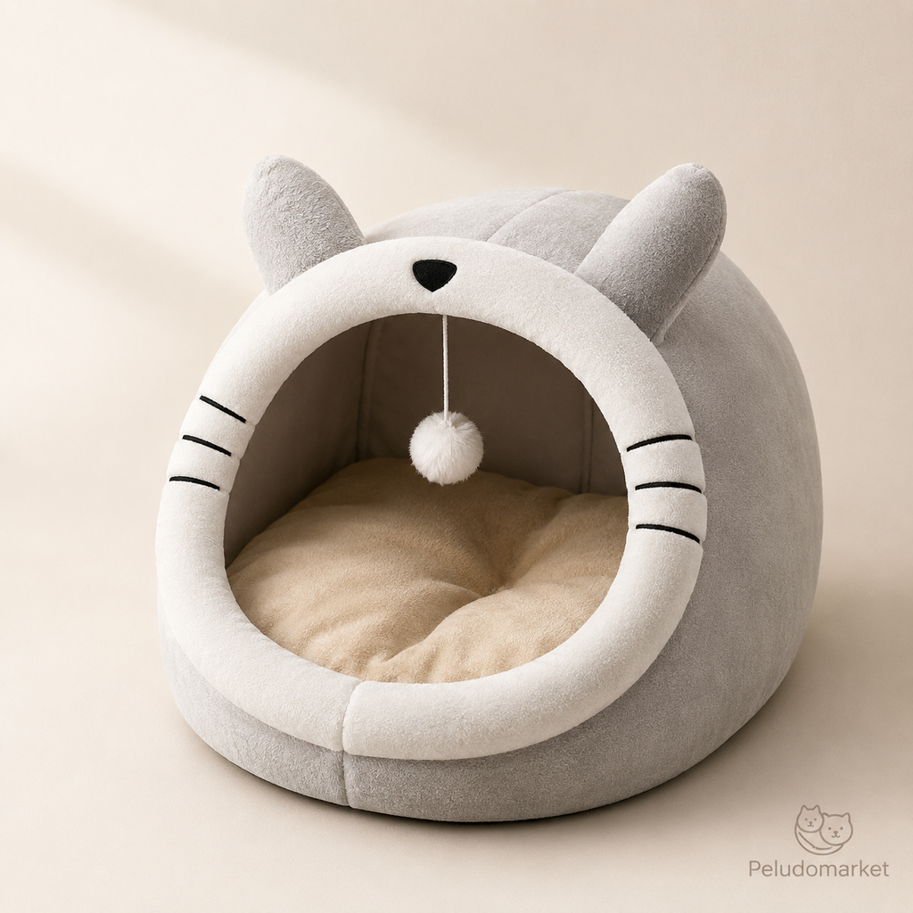 Cama para gatos plegable con diseño cartoon - Peludo Market