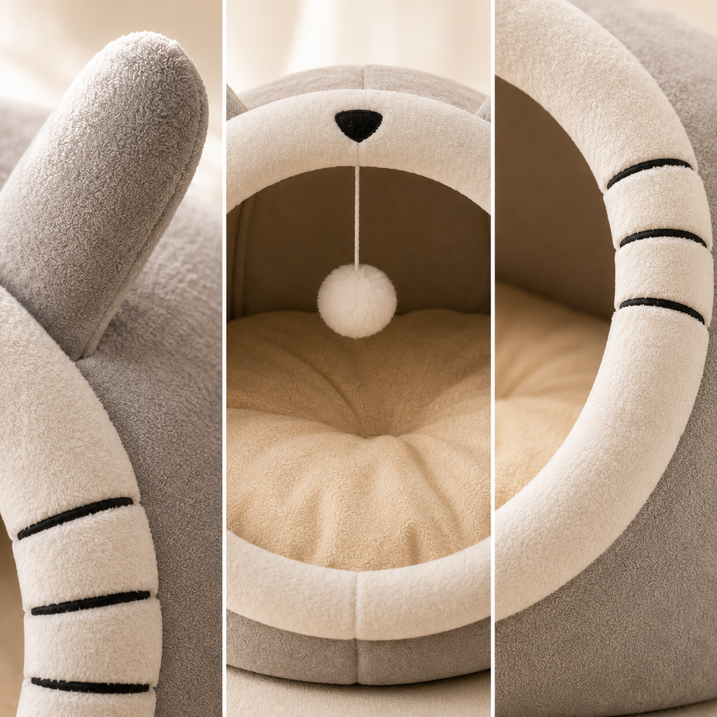 Características y beneficios de la cama plegable para gatos - Peludo Market