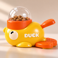 Comedero interactivo pato amarillo para perros y gatos - Peludo Market